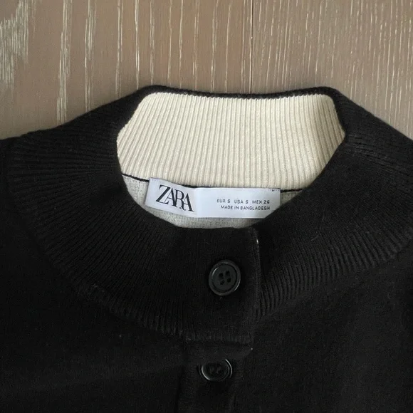 Zara Black Cardigan Sweater - Picture 5 of 5